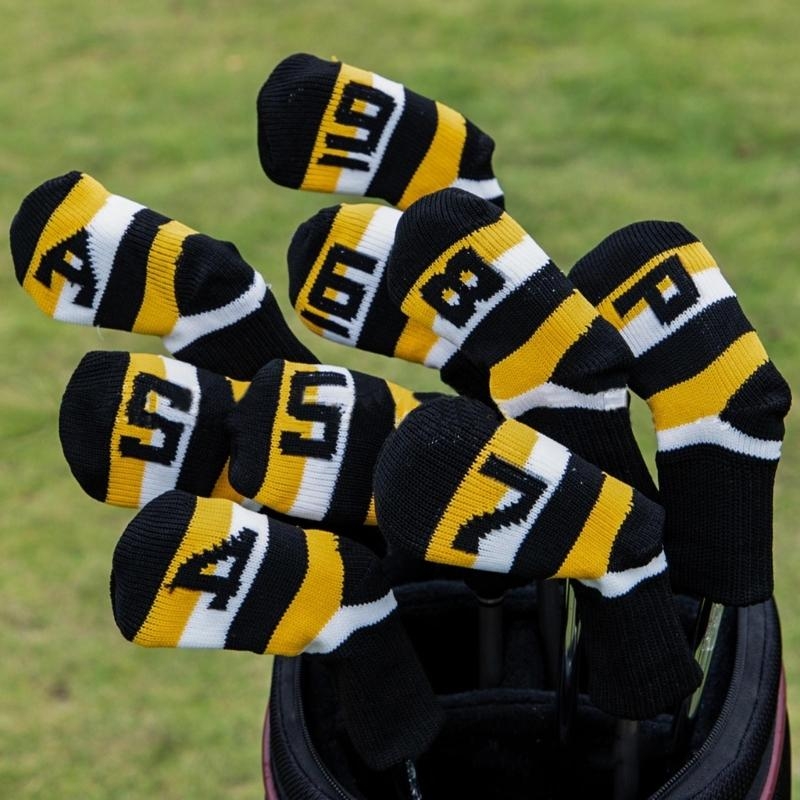 Golf Equipment Set - 9 Buah Penutup Kepala Besi Golf