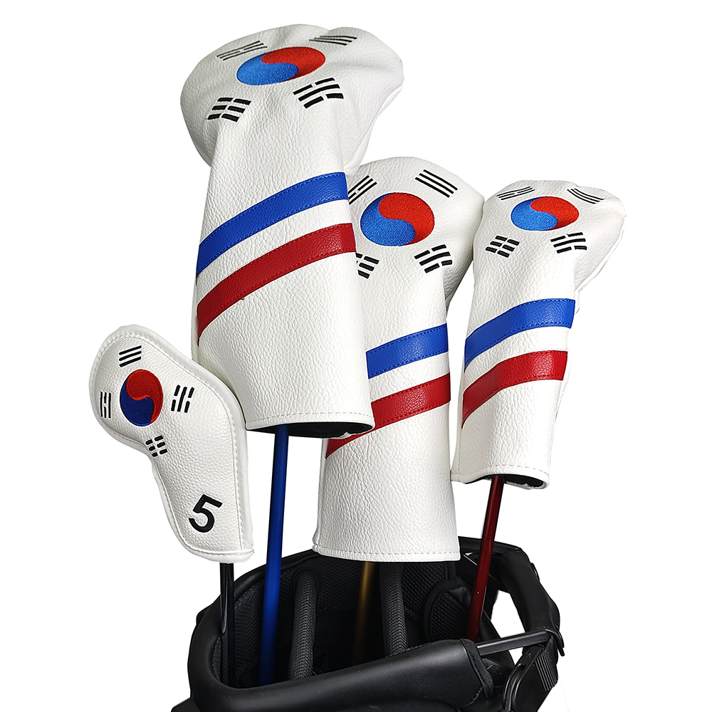 Golf Equipment Set - Set Penutup Kepala Tongkat Golf Patriotik