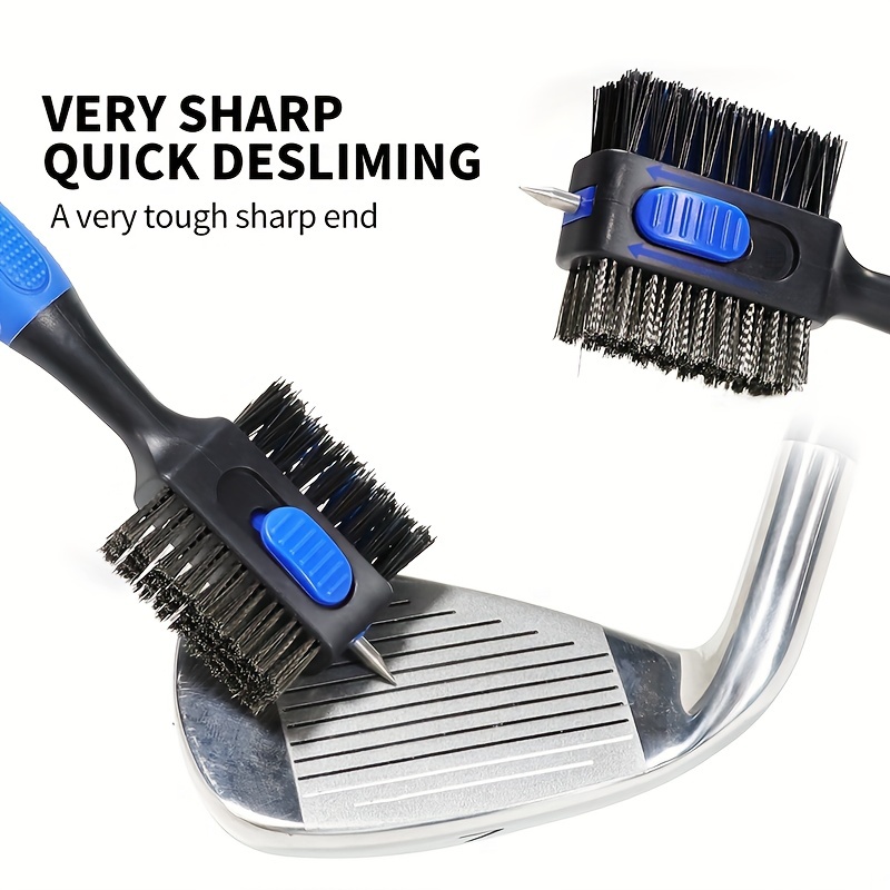 Golf Equipment To Improve Your Game - Sikat Pembersih Klub Golf Dua Sisi,