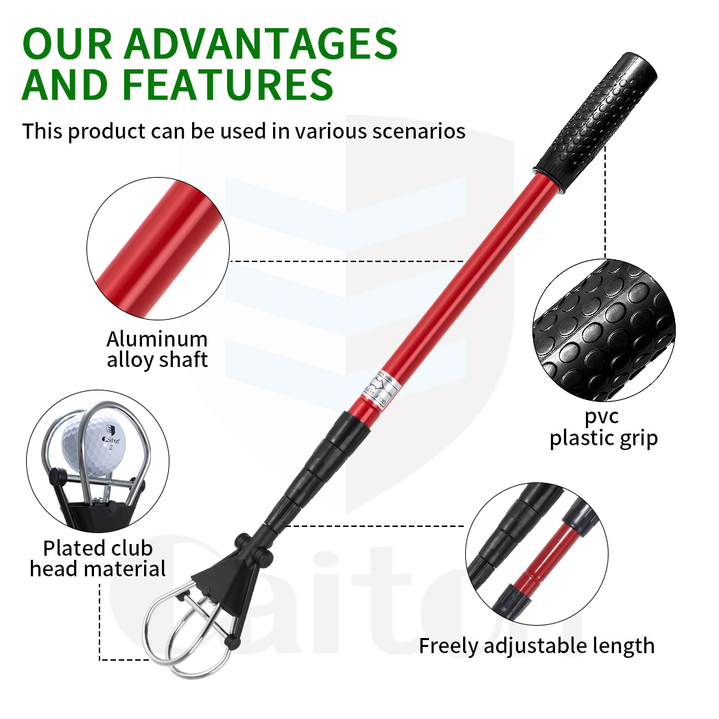 Caiton pengambil bola Golf, po - Golf Ball Premium ulasan dan harga