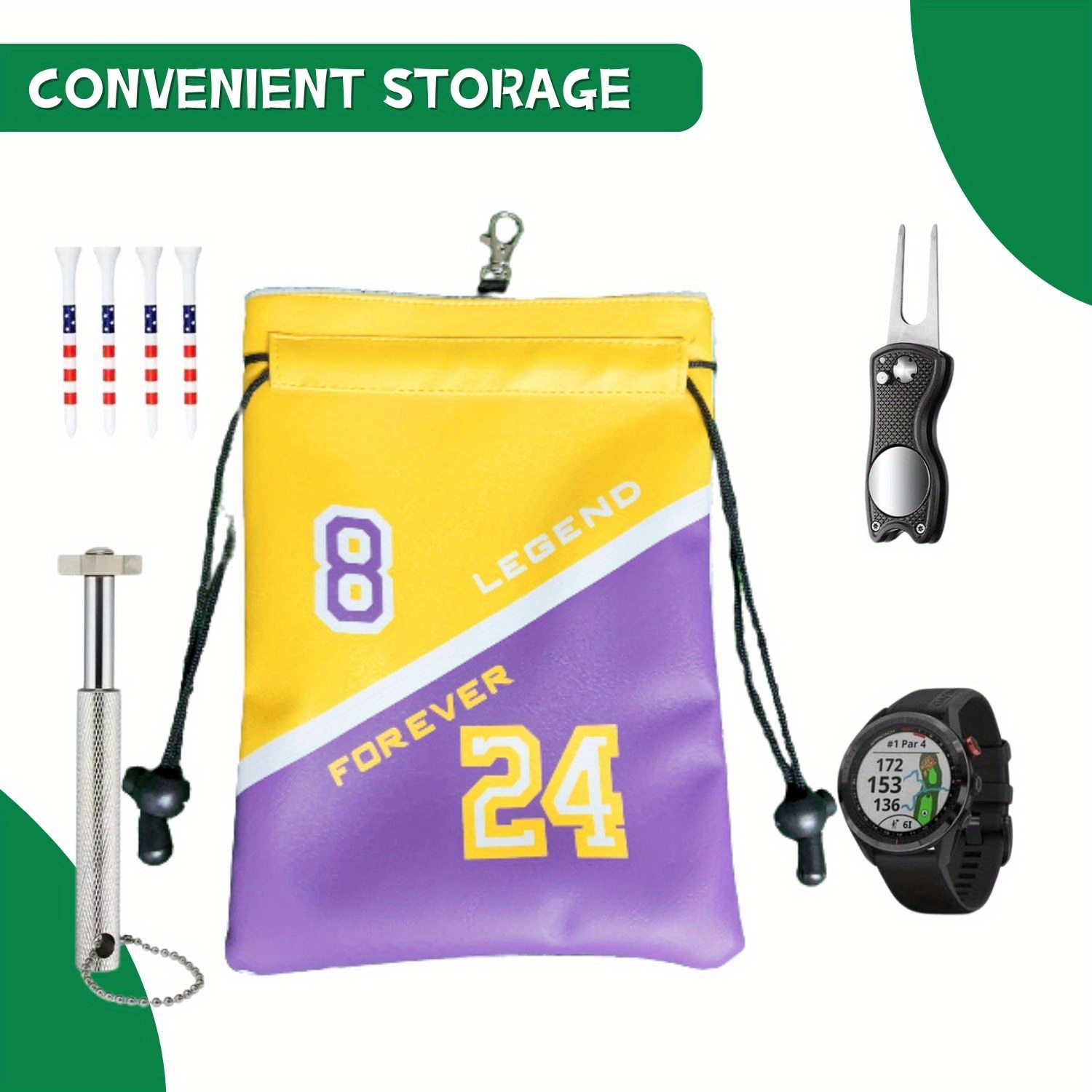 Kantong Barang Berharga Golf L - Golf Ball Premium ulasan dan harga