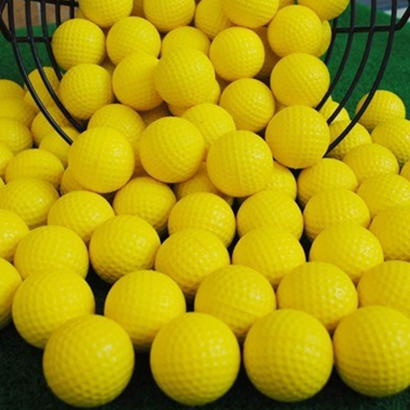 6/12PCS Bola Golf PU Kuning Pr - Golf Ball Premium ulasan dan harga