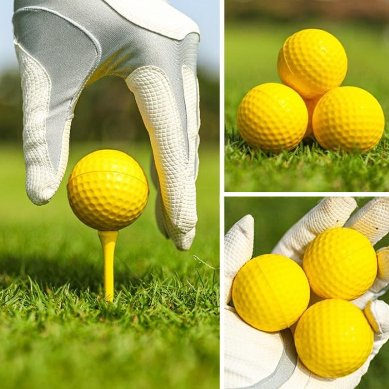 6/12PCS Bola Golf PU Kuning Pr - Golf Ball Premium ulasan dan harga